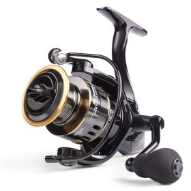 Full metal fishing reel (Option: Black-HE 6000)