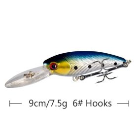 10 Color Minorua Bait Biomimetic Plastic Hard Fake Bait (Option: Y103 10color-9cm 7.5g)