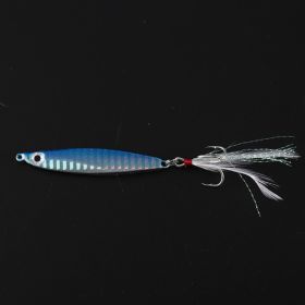 Feather Hook Sequins Lure Bait (Option: Blue Back-22g With Hook)