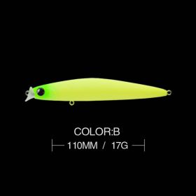 Horse Mouth Tilapia Mino Dummy Bait (Option: Color B)