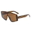 Fashion One Piece Sunglasses Women Glasses Retro Sunglass Men Luxury Designer Eyewear UV400 Sun Glass Fishing Brown Shades