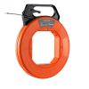 VEVOR Fish Tape, 125-foot, 3/16-inch, PET Wire Puller with Optimized Housing and Handle, Easy-to-Use Cable Puller Tool, Flexible Wire Fishing Tools fo