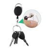 2pcs/4pcs Retractable Key Chain Reel Badge Holder Fly Fishing Zinger Retractor With Quick Release Spring Clip Fishing Accessories