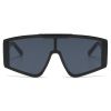 Fashion One Piece Sunglasses Women Glasses Retro Sunglass Men Luxury Designer Eyewear UV400 Sun Glass Fishing Brown Shades