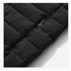 Men's Lightweight Winter Down Cotton Jackets Casual Puffer Jackets Black Coats