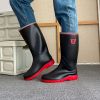 Men's Rain Boots Wear-resistant Waterproof Non-slip Knee High Rain Shoes For Outdoor Working Fishing